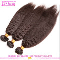 Atacado grau 7a mongol kinky cabelo liso virgem kinky reta trança de cabelo